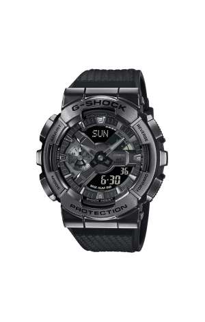 Jam Tangan Pria Tali Resin G-Shock GS GM-110BB-1ADR